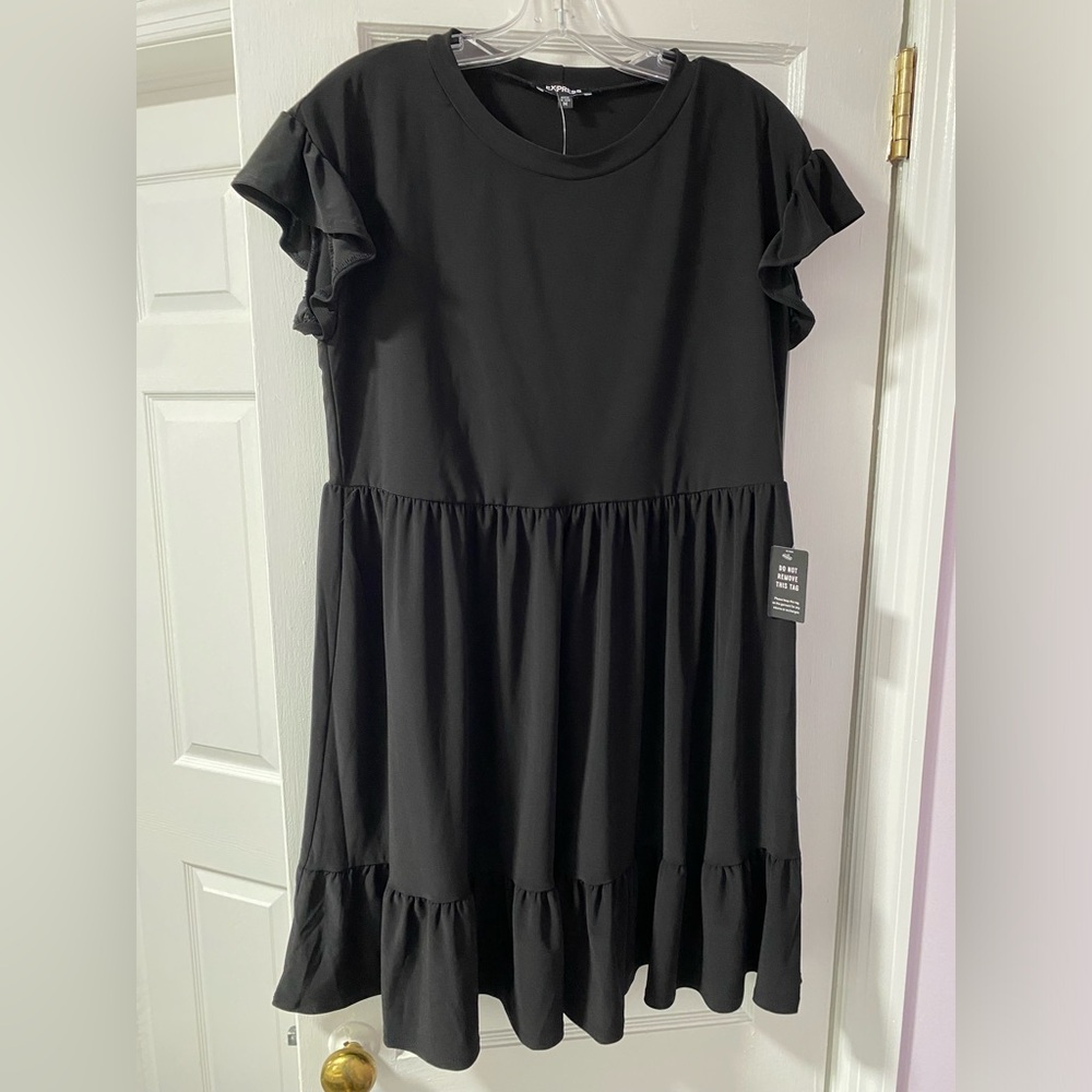 NWT Express Ruffle Babydoll Dress